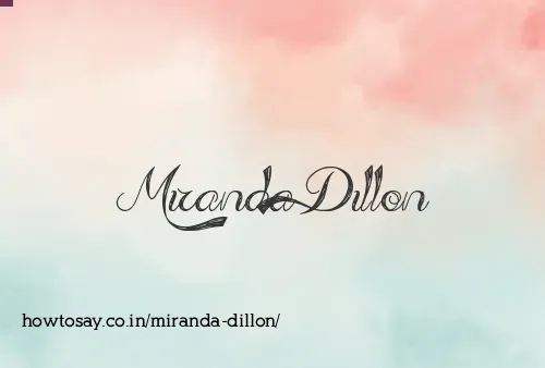 Miranda Dillon