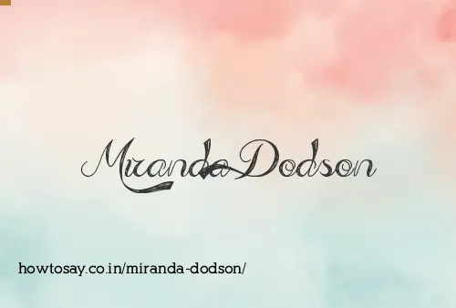 Miranda Dodson