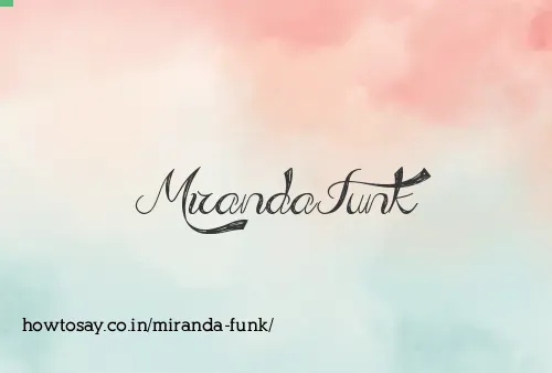 Miranda Funk