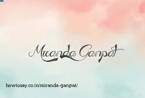 Miranda Ganpat