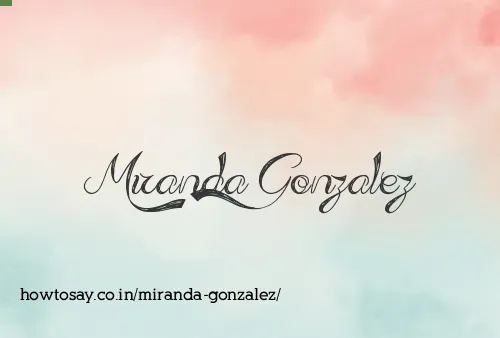 Miranda Gonzalez