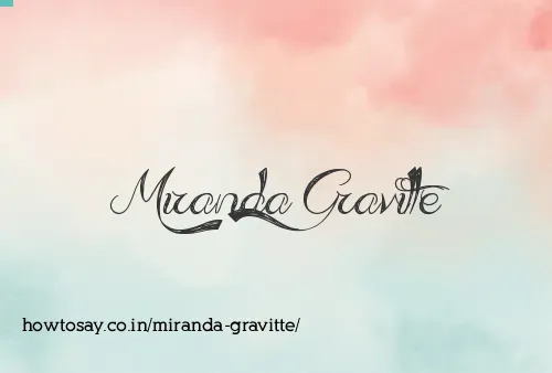 Miranda Gravitte