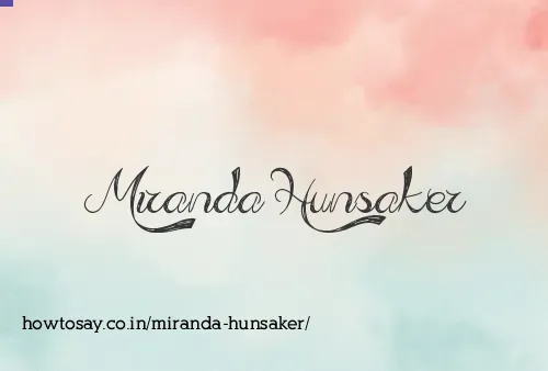 Miranda Hunsaker