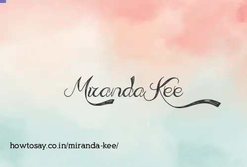 Miranda Kee