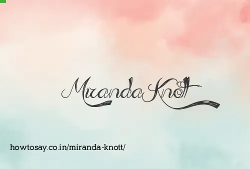 Miranda Knott