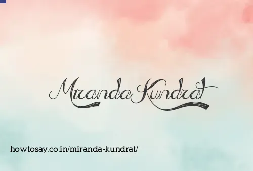 Miranda Kundrat