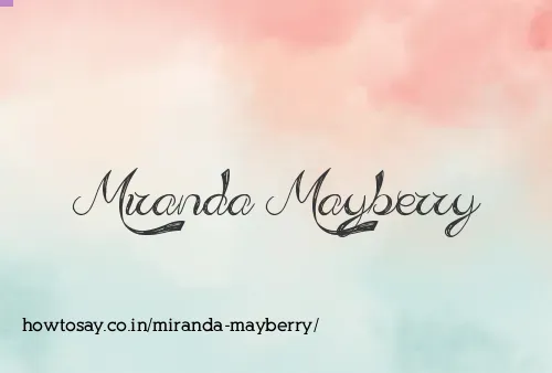 Miranda Mayberry