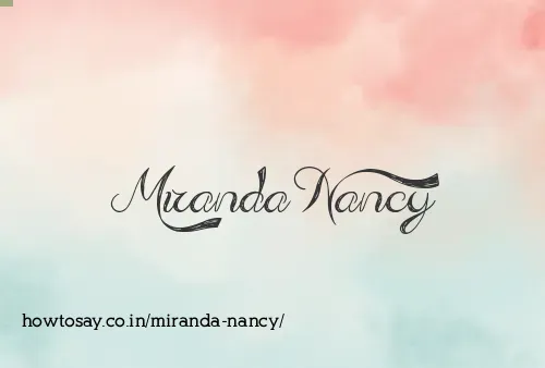 Miranda Nancy