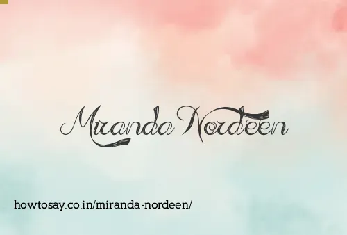 Miranda Nordeen