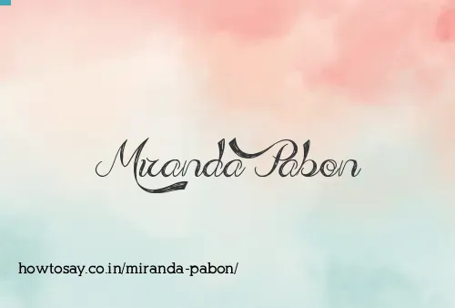 Miranda Pabon