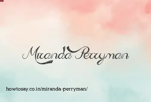 Miranda Perryman