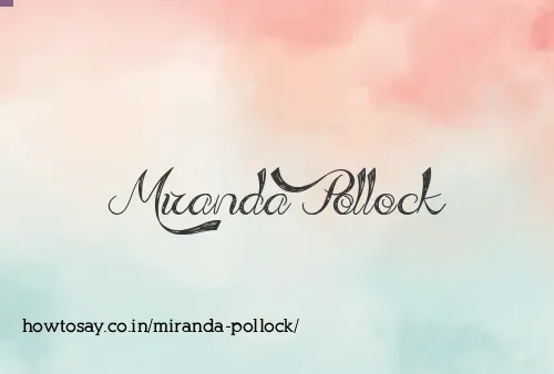 Miranda Pollock