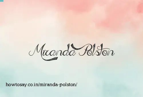 Miranda Polston
