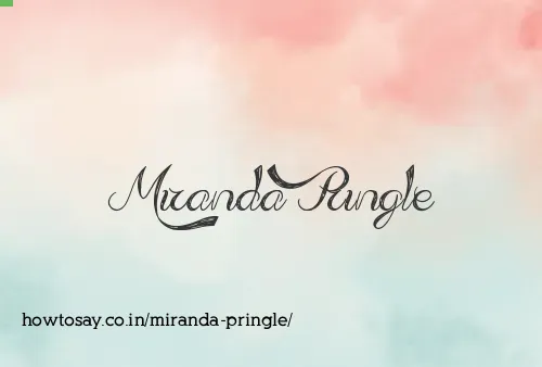 Miranda Pringle
