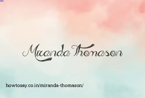 Miranda Thomason