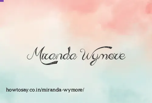Miranda Wymore