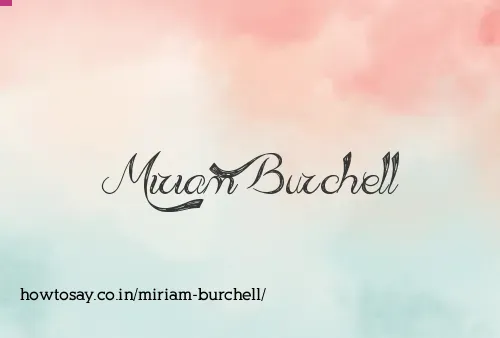 Miriam Burchell
