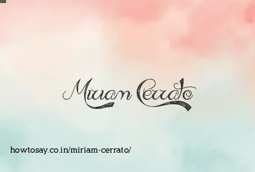 Miriam Cerrato