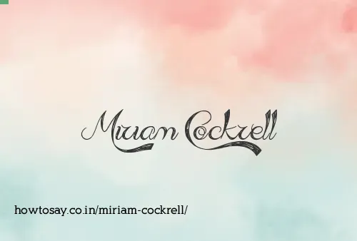 Miriam Cockrell