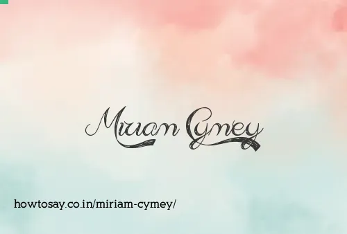 Miriam Cymey