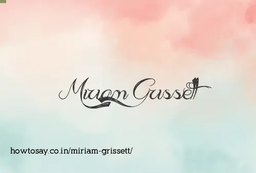 Miriam Grissett