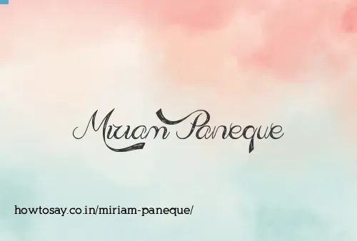 Miriam Paneque