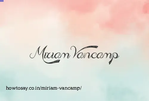 Miriam Vancamp