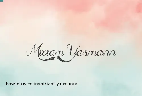 Miriam Yasmann