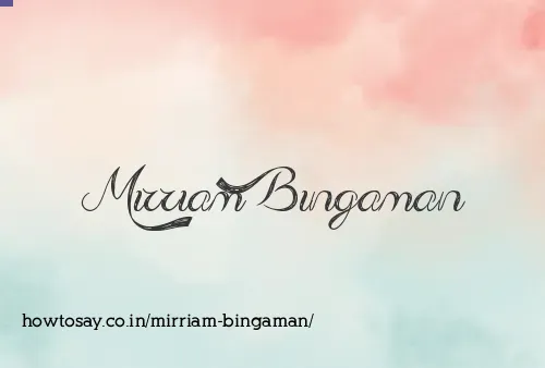 Mirriam Bingaman