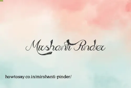 Mirshanti Pinder