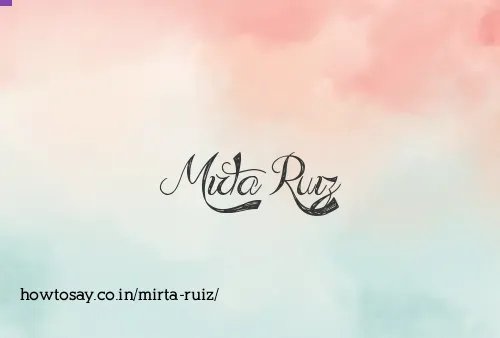 Mirta Ruiz