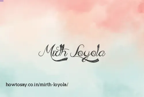 Mirth Loyola