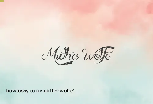 Mirtha Wolfe
