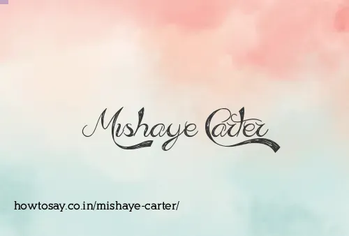Mishaye Carter