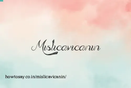 Mislicavicanin