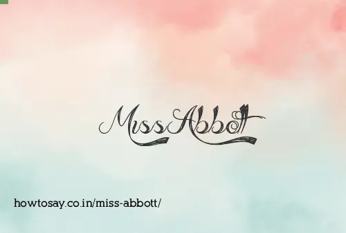 Miss Abbott
