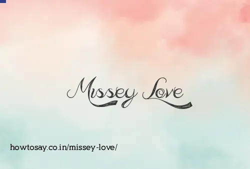 Missey Love