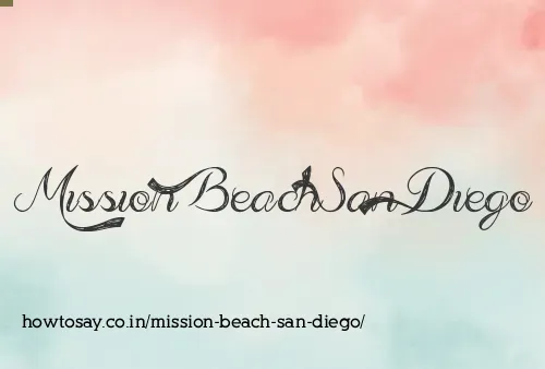 Mission Beach San Diego