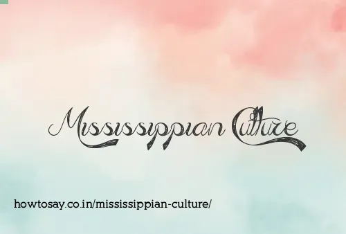 Mississippian Culture