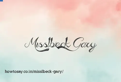 Misslbeck Gary