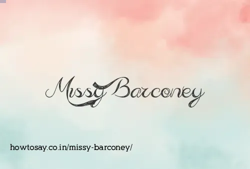 Missy Barconey