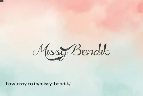 Missy Bendik