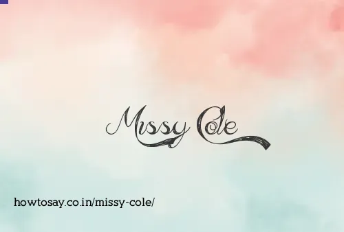 Missy Cole