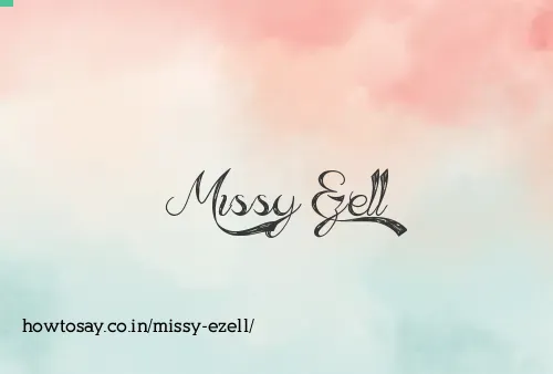 Missy Ezell