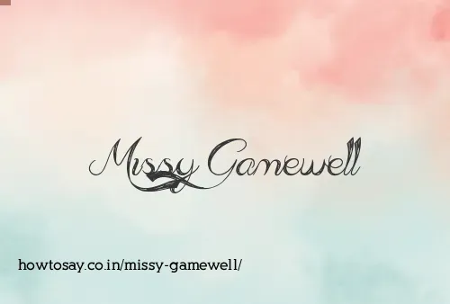Missy Gamewell