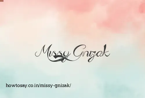 Missy Gnizak