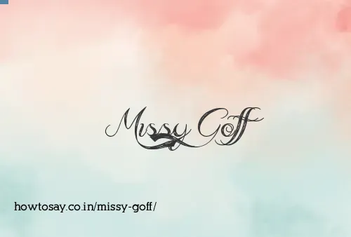 Missy Goff