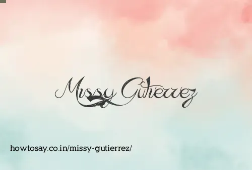 Missy Gutierrez