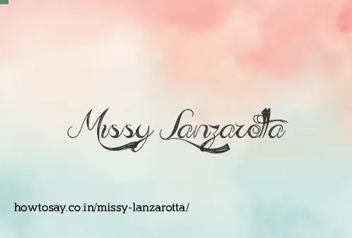 Missy Lanzarotta
