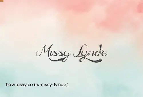 Missy Lynde
